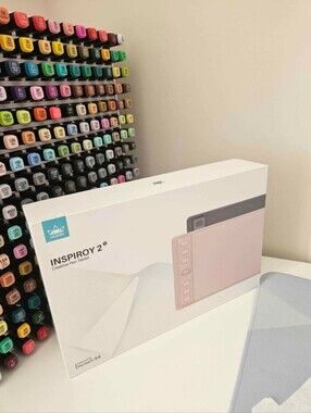 Drawing Tablet- Huion Inspiroy 2S (Sakura Pink) – Brand New